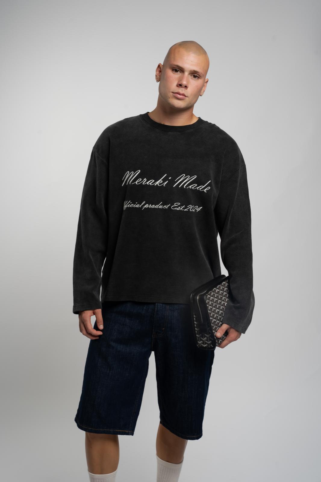 Relaxed Waffle Knit Top