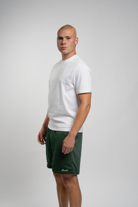 Royal Green Mesh Shorts